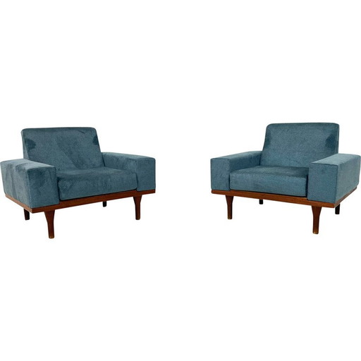 Pair of mid-century armchairs model "Australia" by Illum Wikkelsø, Denmark 1950s