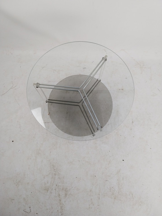 Image 1 of 1 x table lisse et perspex Italie années 1970.