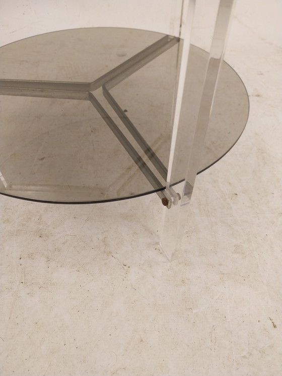 Image 1 of 1 x smooth and perspex table Italy 1970's.