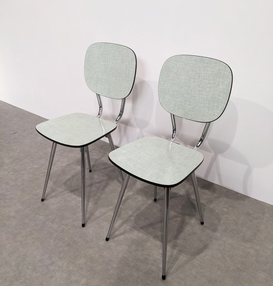 Image 1 of Two Formica Chairs