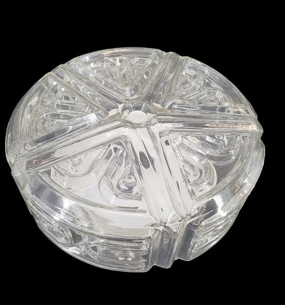 Image 1 of 1046 Lampada da soffitto in vetro vintage anni '60