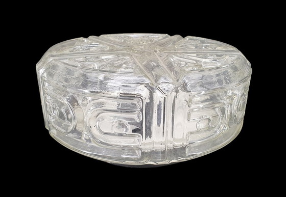 Image 1 of 1046 Lampada da soffitto in vetro vintage anni '60