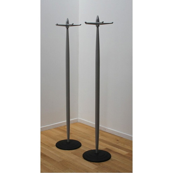 Image 1 of Vintage metal coat rack with 5 hooks by Toshiyuki Kita for Magis