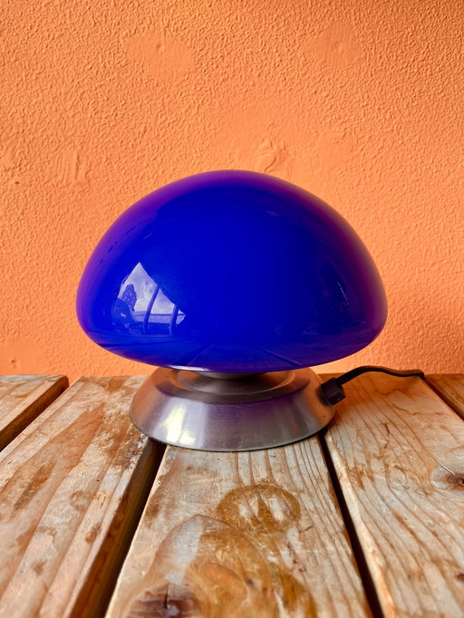 Linhai Junis cobalt blue mushroom touch lamp lampe à poser