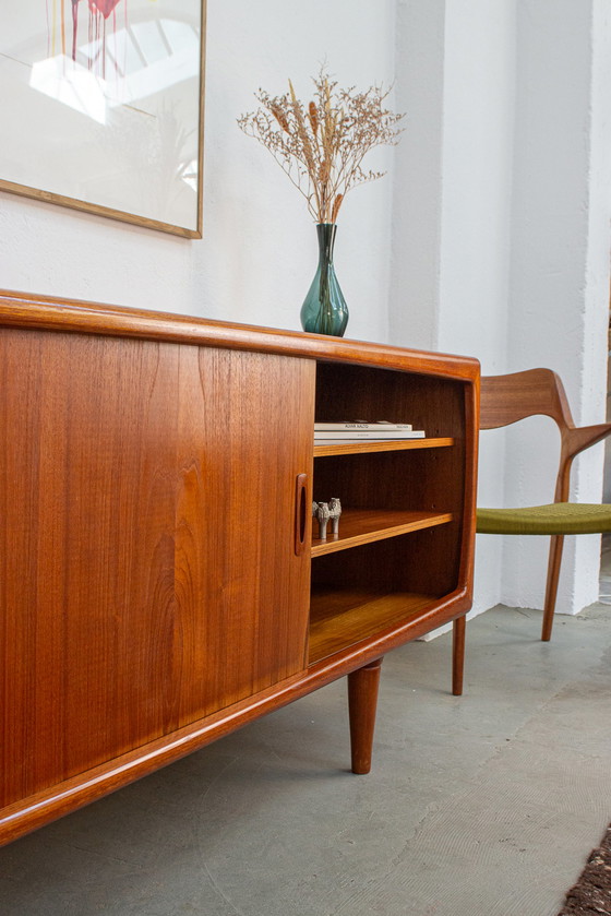 Image 1 of H.P. Hansen Teak Buffet Commode Danish Midcentury 60Ers