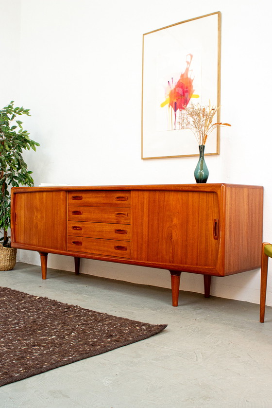 Image 1 of H.P. Hansen teak sideboard chest of drawers Danish Midcentury 60s