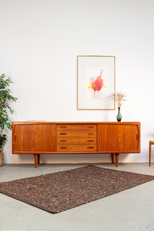 H.P. Hansen Teak Buffet Commode Danish Midcentury 60Ers