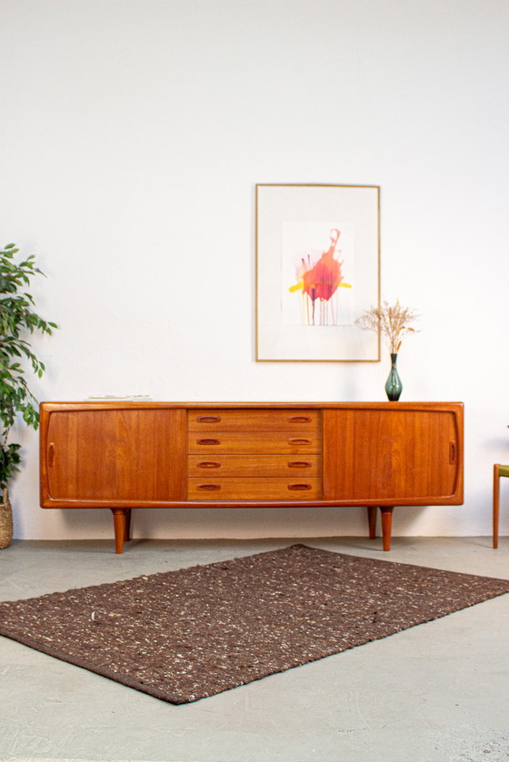 Image 1 of H.P. Hansen Teak Buffet Commode Danish Midcentury 60Ers