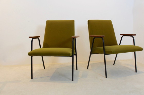 Image 1 of Pierre Guariche Armchairs by Meurop