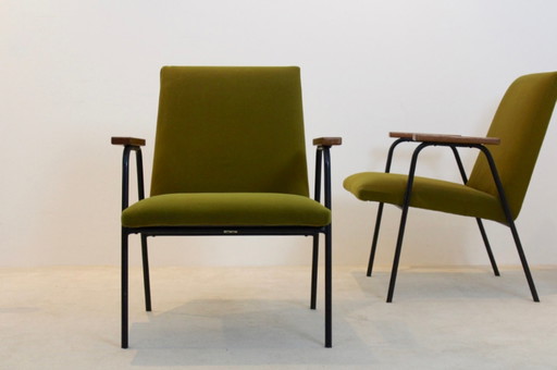 Pierre Guariche Armchairs by Meurop