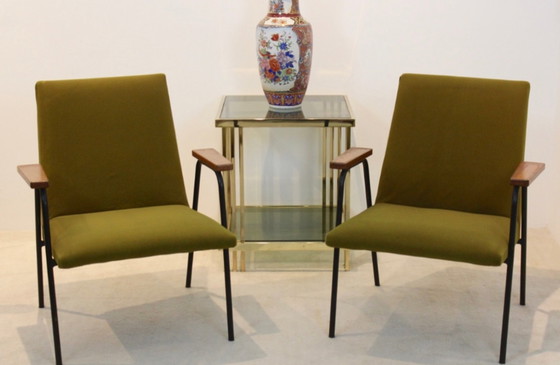 Image 1 of Pierre Guariche Armchairs by Meurop