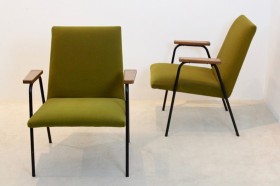 Image 1 of Pierre Guariche Armchairs by Meurop