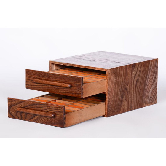 Image 1 of Cassettiera vintage Art Déco in frassino, Cecoslovacchia 1930