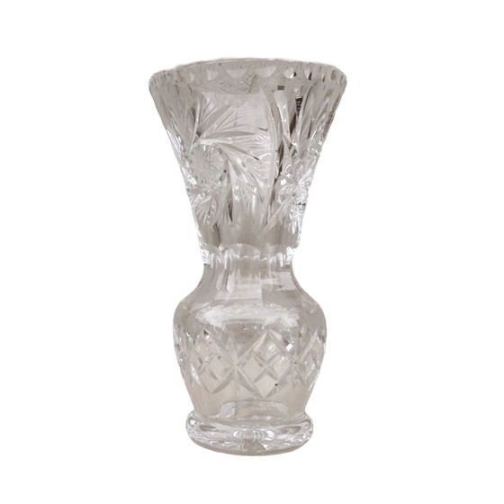 Image 1 of Crystal Vase Lausitzer Glas Bleikristall Germany 1970S