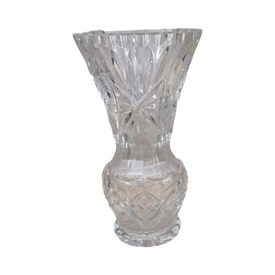 Image 1 of Crystal Vase Lausitzer Glas Bleikristall Germany 1970S