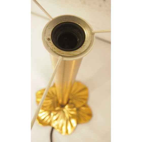 Image 1 of Vintage brass table lamp by Lucien Gau,1980