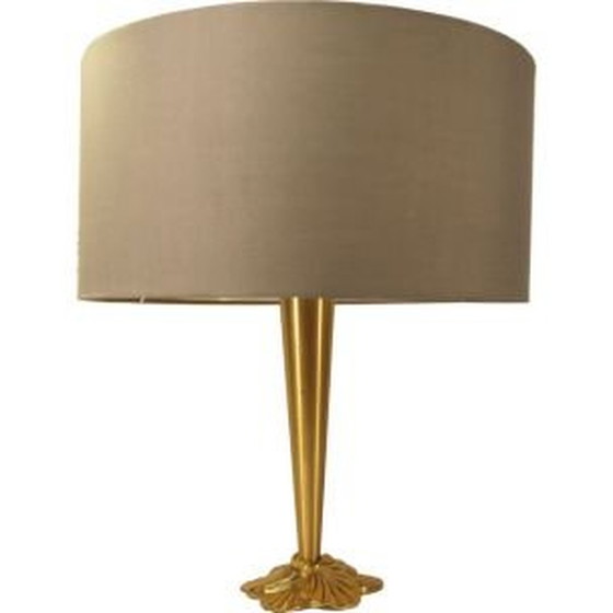 Image 1 of Vintage brass table lamp by Lucien Gau,1980
