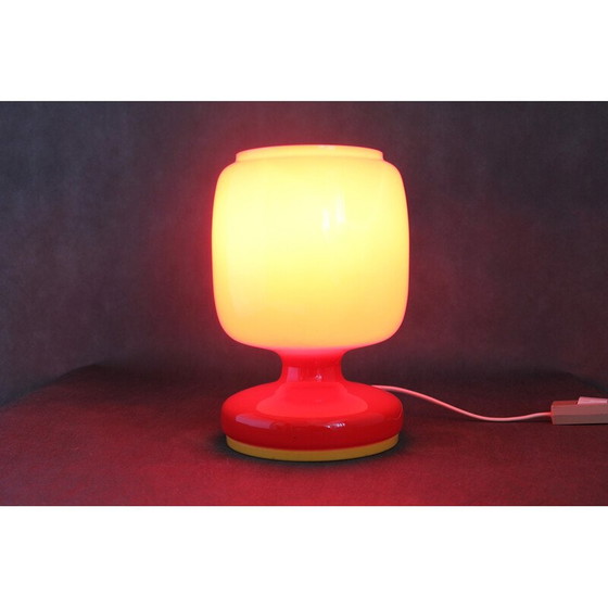 Image 1 of Mid-century all glass table lamp by S. Tabera, Czechoslovakia 1970