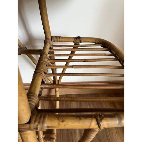 Image 1 of Vintage rattan desk