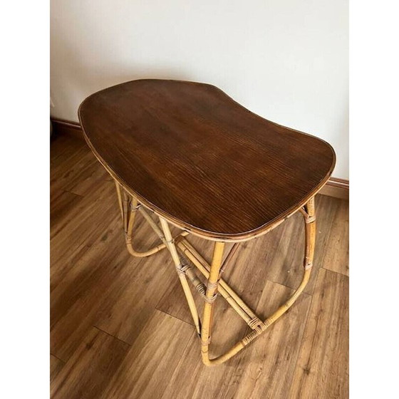 Image 1 of Vintage rattan desk