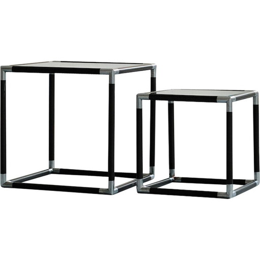 Pair of vintage coffee tables, Italy 1960