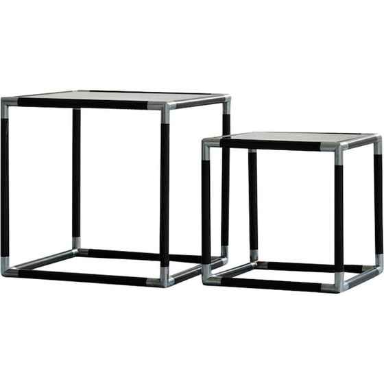 Image 1 of Pair of vintage coffee tables, Italy 1960