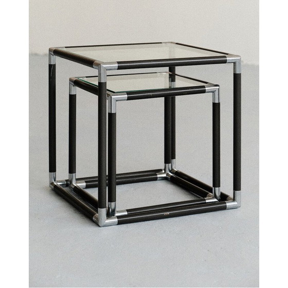 Image 1 of Pair of vintage coffee tables, Italy 1960