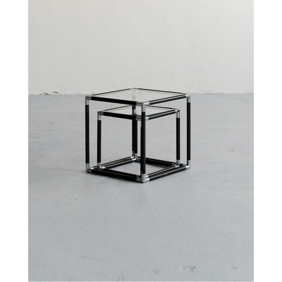 Image 1 of Pair of vintage coffee tables, Italy 1960