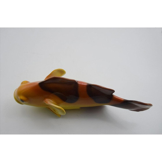 Image 1 of Vintage Italian fish in glazed ceramic, 1960s