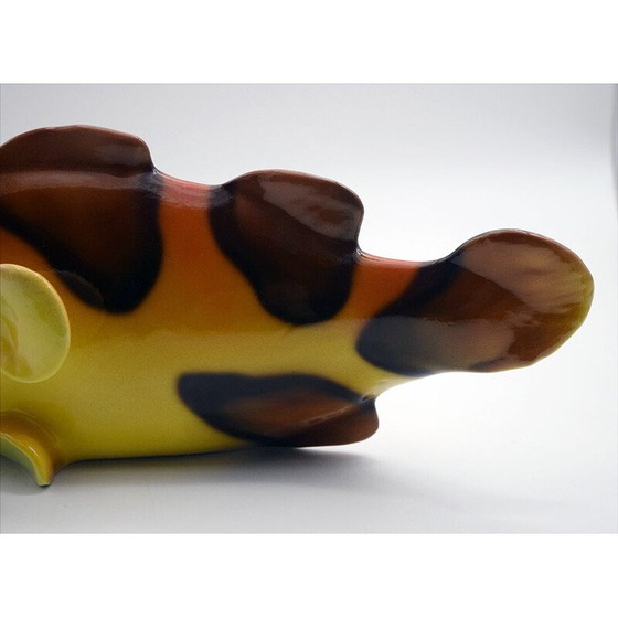 Image 1 of Vintage Italian fish in glazed ceramic, 1960s
