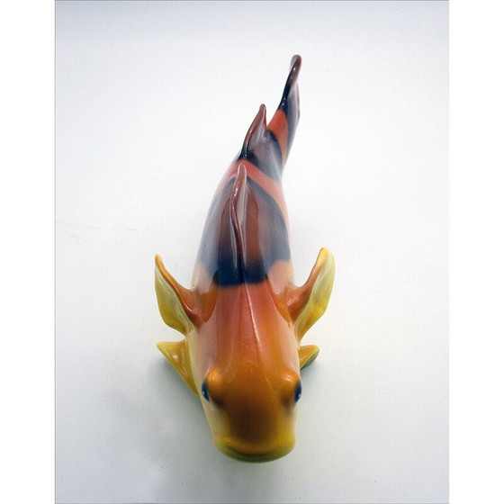 Image 1 of Vintage Italian fish in glazed ceramic, 1960s
