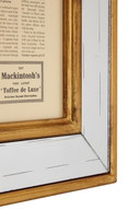 Cadre ingelegde antieke glazen spiegellijst cadres de miroir