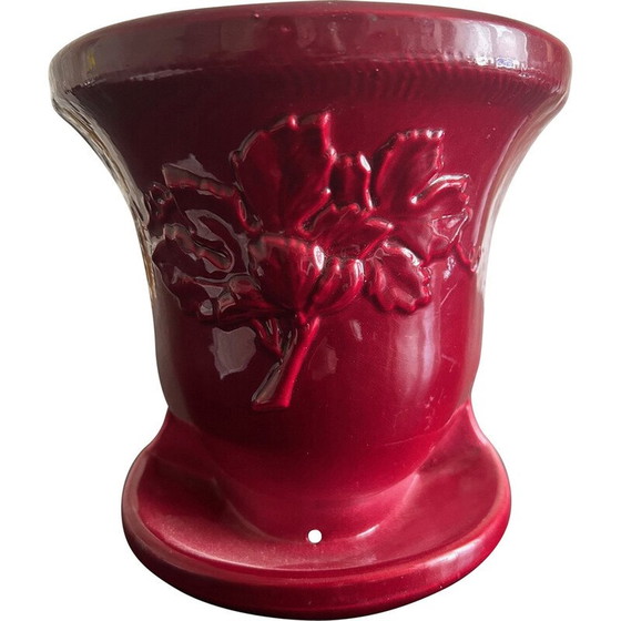 Image 1 of Vintage ceramic wall plant holder, 1950