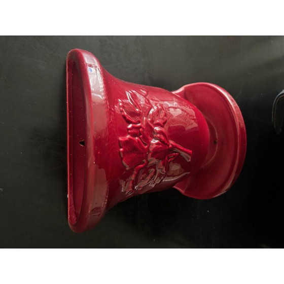 Image 1 of Vintage ceramic wall plant holder, 1950