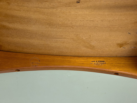 Image 1 of Fauteuil Eva en teck et cuir par Niels Koefoed pour Hornslet Møbelfabrik, 1960s