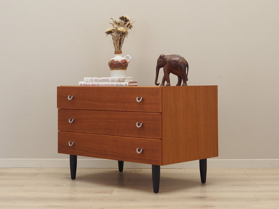 Image 1 of Teak Chest Of Drawers, Scandinavian Design, 1970S, Manufacture: Æjm Møbler