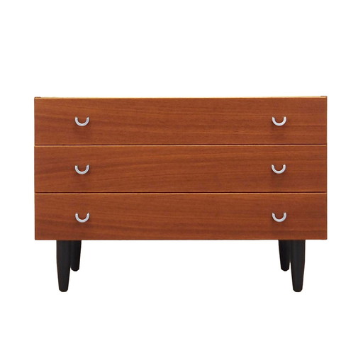 Teak Chest Of Drawers, Scandinavian Design, 1970S, Manufacture: Æjm Møbler