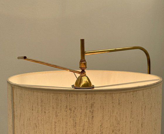 Image 1 of Adjustable Brass Floor Lamp France, 1970