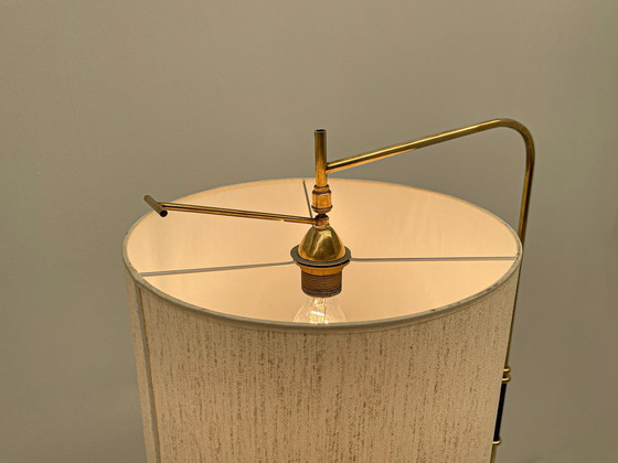 Image 1 of Adjustable Brass Floor Lamp France, 1970