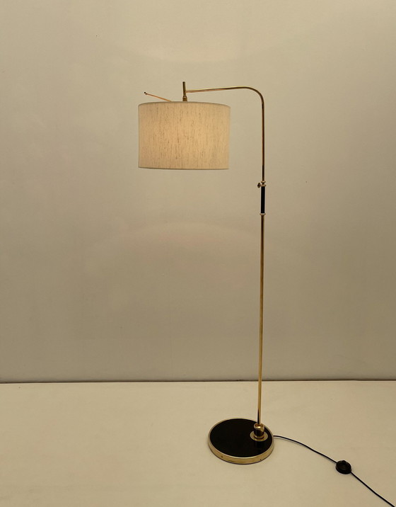 Image 1 of Adjustable Brass Floor Lamp France, 1970