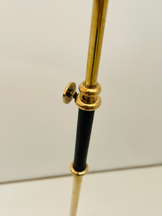 Image 1 of Adjustable Brass Floor Lamp France, 1970