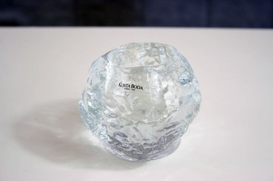 Image 1 of Photophore Kosta Boda "Snowball" (boule de neige)