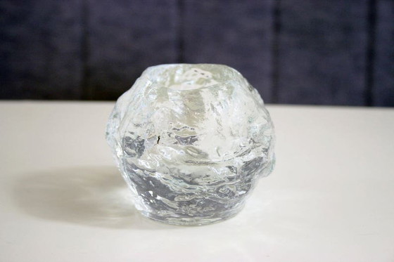 Image 1 of Photophore Kosta Boda "Snowball" (boule de neige)