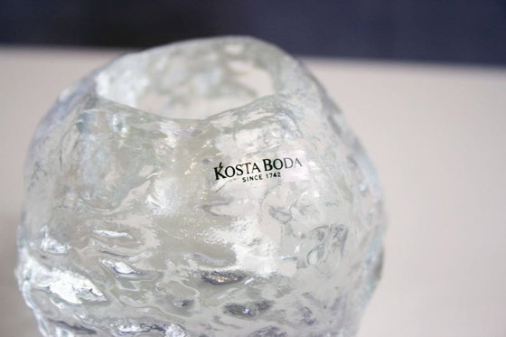 Image 1 of Photophore Kosta Boda "Snowball" (boule de neige)