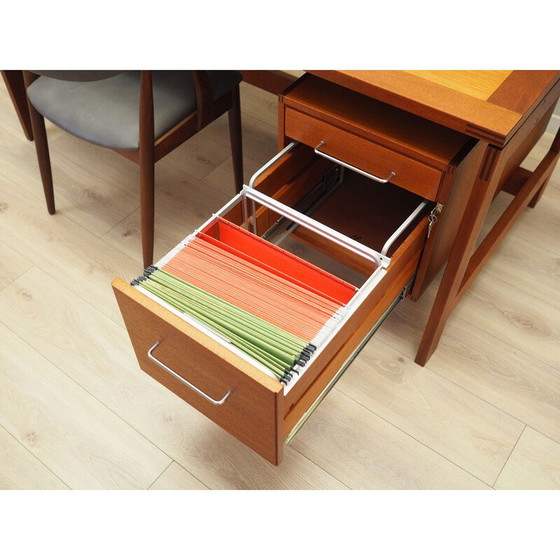 Image 1 of Mahogany desk, Danish design, 1960s, designer: Henning Jensen & Torben Valeur, manufacture: Munch Møbler