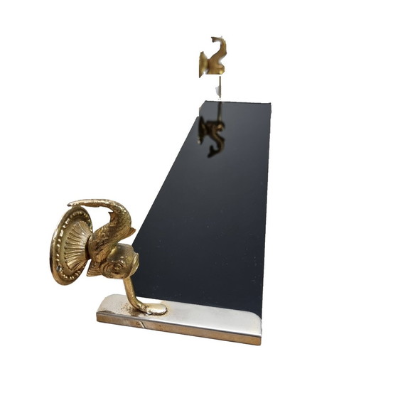 Image 1 of Mensola da bagno in vetro francese vintage, anni '60