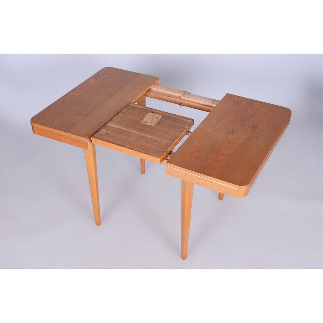 Vintage oak dining table for Jitona Soběslav, Czechoslovakia 1950