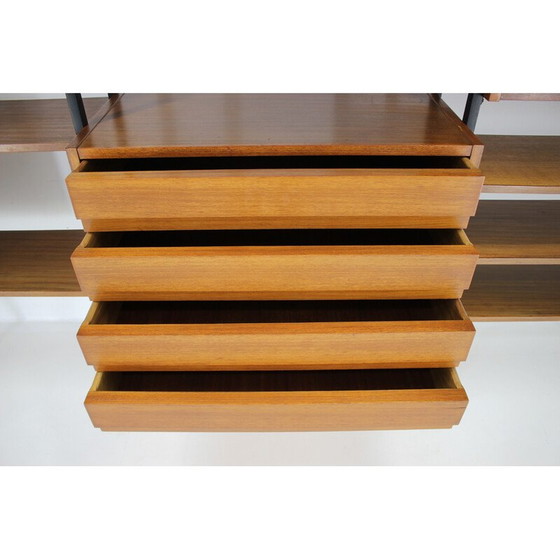 Image 1 of Vintage mahogany wall unit, Italy 1960