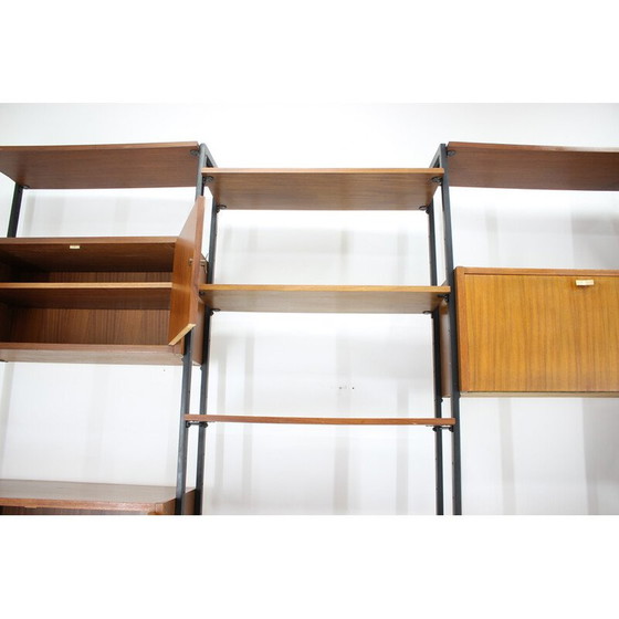 Image 1 of Vintage mahogany wall unit, Italy 1960