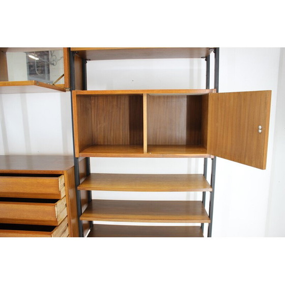 Image 1 of Vintage mahogany wall unit, Italy 1960